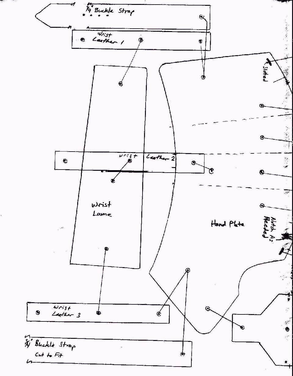 armour archive pattern archive gauntlet by thor z